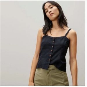 Everlane button down Picnic linen top